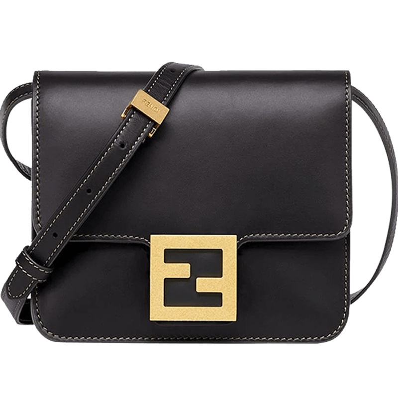 预定 FENDI芬迪 FAB 皮革手袋单肩包8BT327