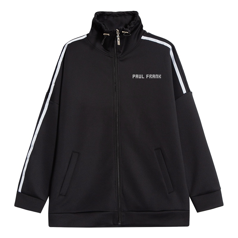 Paul Frank/大嘴猴立领印花休闲宽松女式运动外套