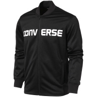 CONVERSE匡威男装外套防风透气运动立领夹克10004566 L 黑色