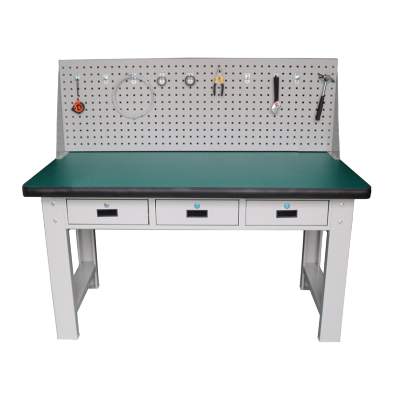 规格[1500*750*800+500mm]重型车间工作台操作台维修工作桌钳工台防静电挂板工作台