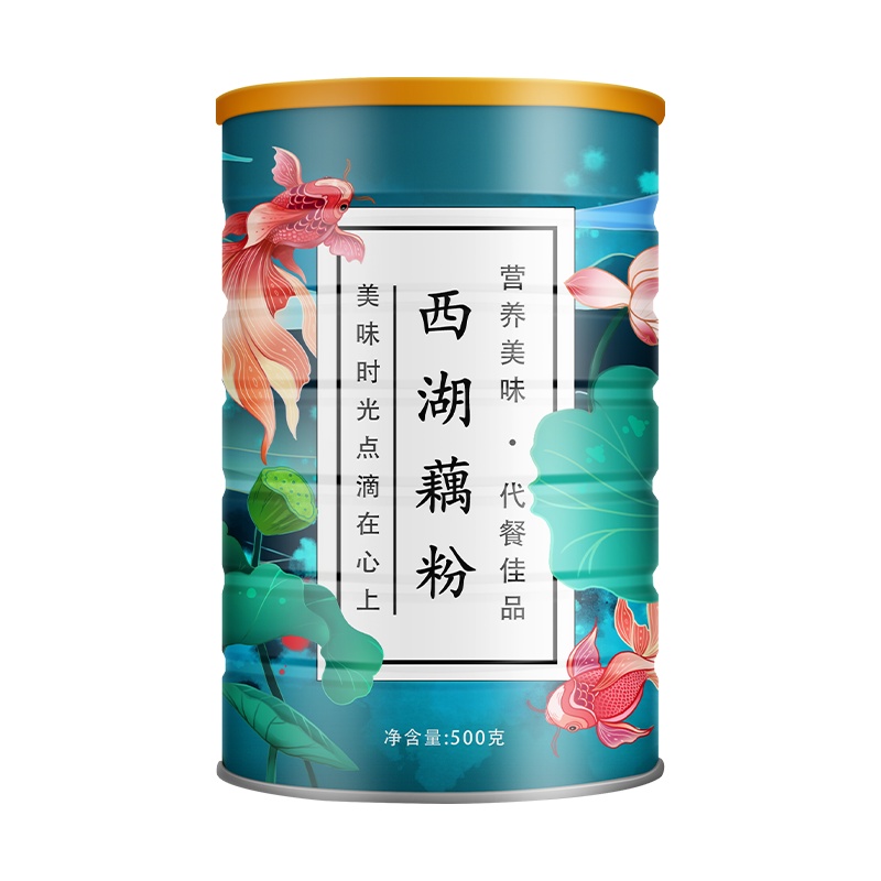 酥田自营西湖藕粉500g+坚果藕粉羹冲调饮品500g 即食罐装营养早餐代餐共1000g