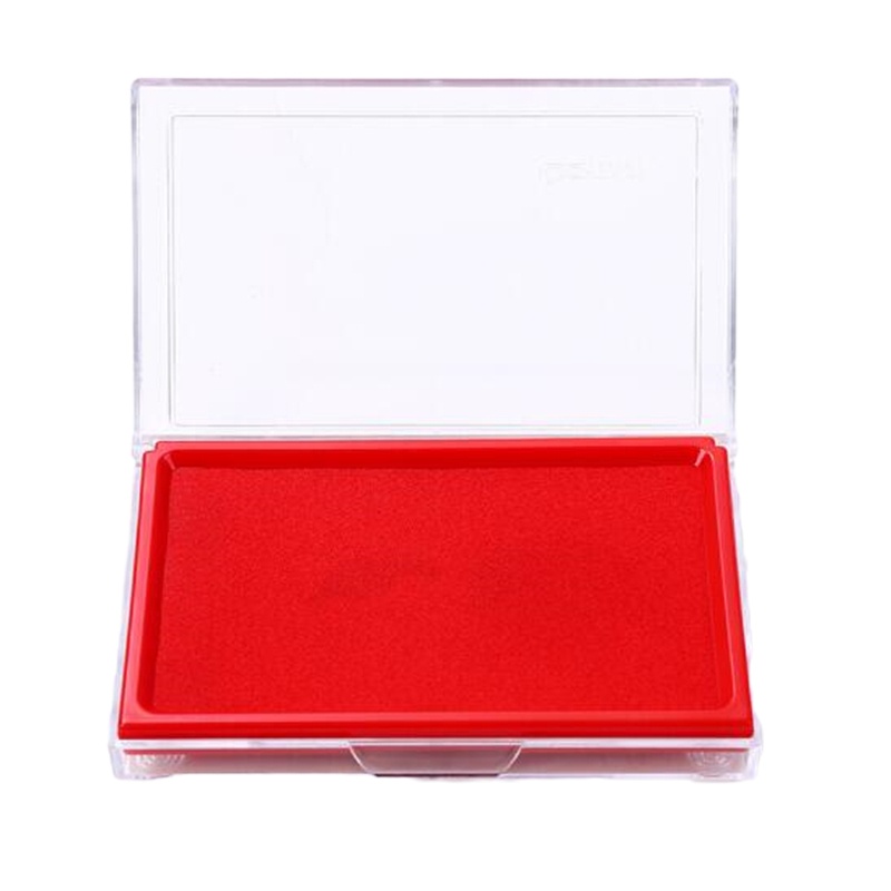 齐心 B3720 财务会计用品 红色 方形印台