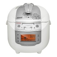 福库(CUCKOO) 韩国电饭煲CCRP-KV1053FS 智能语音提示5L 可煲汤高压电饭锅 银色 麦饭石型内胆