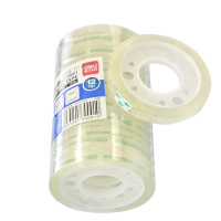 得力30001透明胶带 8mm*30y*38um 12卷/筒