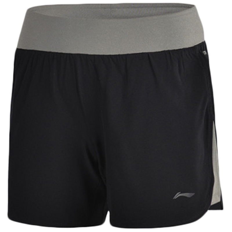 李宁女士运动裤速干凉爽跑步五分裤夏季运动短裤健身短裤