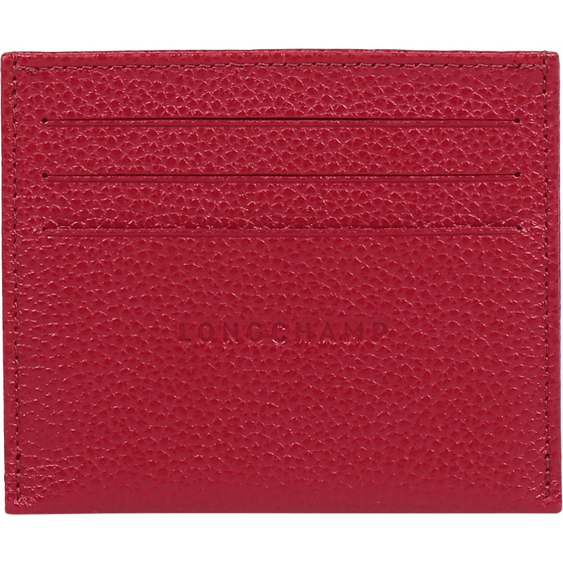 Longchamp 珑骧 女士Le Foulonné系列牛皮卡夹 3219 021