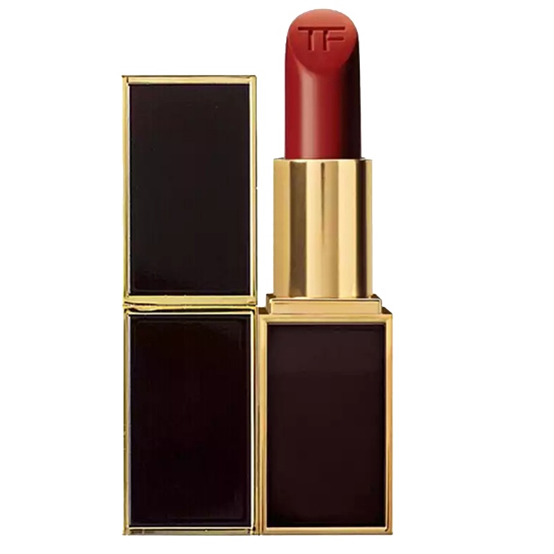 汤姆福特(TOM FORD)烈焰幻魅唇膏3g 16#SCARLET ROUGE 斯嘉丽红 TF黑管口红显色