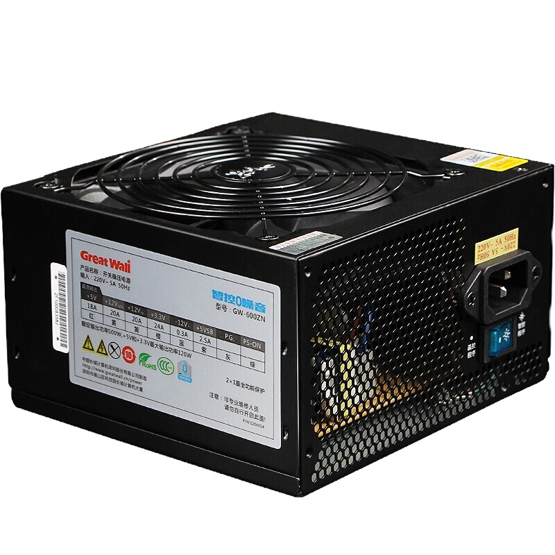 RHM 长城电源GW-600ZN (额定500W)