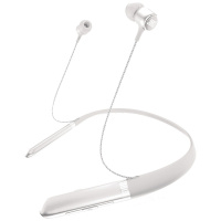 [自由聆听音乐随行]JBL LIVE200BT 颈挂式 入耳式无线蓝牙耳机 珍珠白