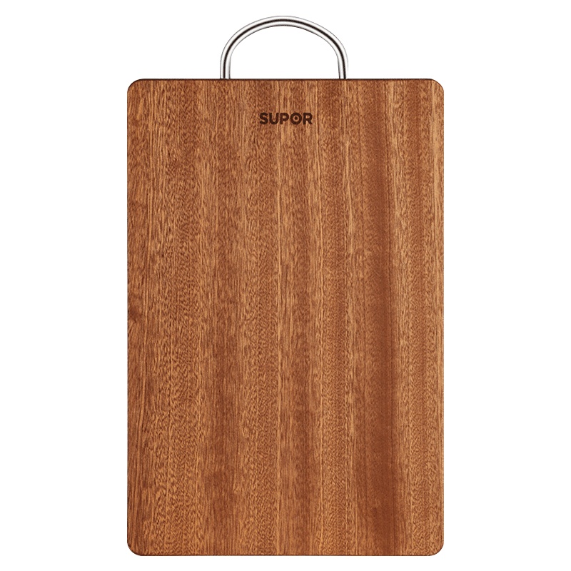 苏泊尔(SUPOR)乌檀木砧板加厚天然整木菜板可剁骨实木案板家用面板砧板擀面案板切菜板W402825AB1