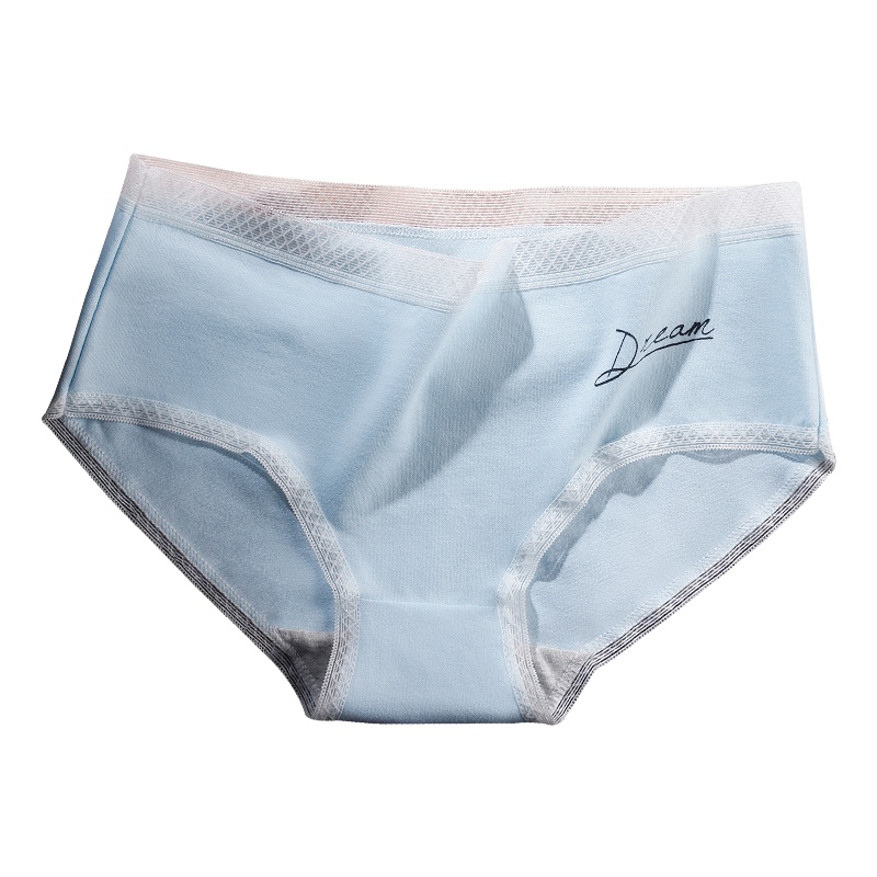 【4条装】迪奥 棉质女士内裤柔软字母款透气薄纤薄皮筋环保棉质弹力女生内裤