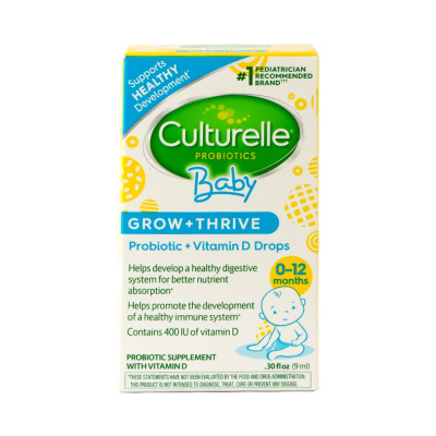 [补充VD]康萃乐(Culturelle) 进口婴幼儿VD益生菌滴剂营养素 9ml/盒装