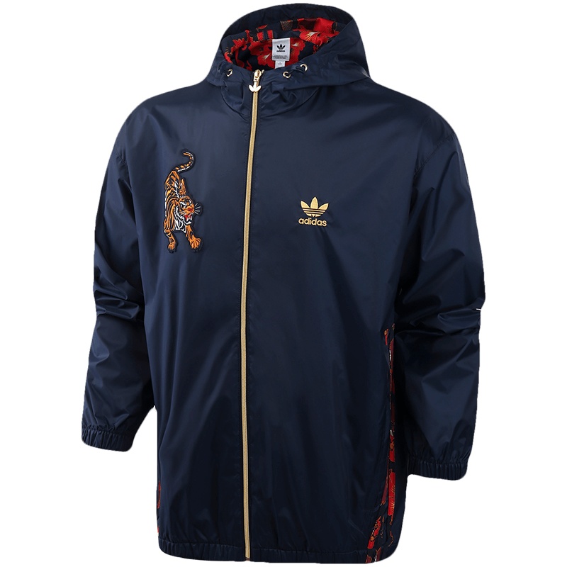 阿迪达斯三叶草男服外套陈奕迅同款运动休闲服GC8690