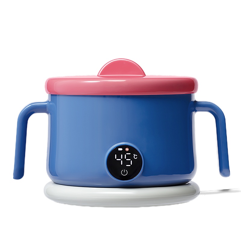 babycare宝宝恒温电子保温辅食碗婴儿吸盘碗非注水保温碗儿童餐具防摔防烫 科洛玫