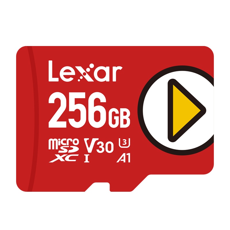 【免邮】雷克沙（Lexar）TF卡FLAY系列游戏机平板电脑手机内存卡Micro SD卡 256GB 读速150MB/s