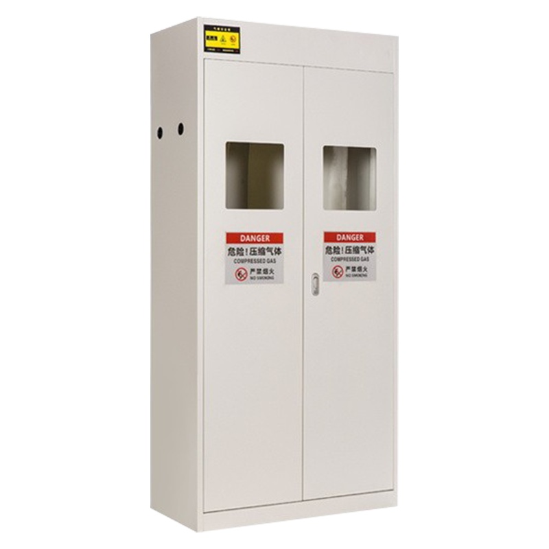 永格实验室工业防火防爆柜危化品化学品储存柜毒麻柜全钢气瓶柜双瓶