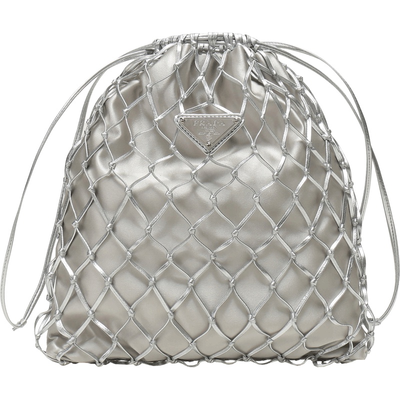 PRADA 普拉达 女士织物配皮单肩斜挎包 1BC075 AR2 V OOO