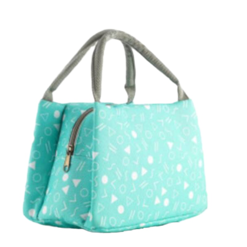 卓一生活(ZUEI)创意女朋友生日饭盒袋带饭手提防水便携保温餐包蔚兰(XF)