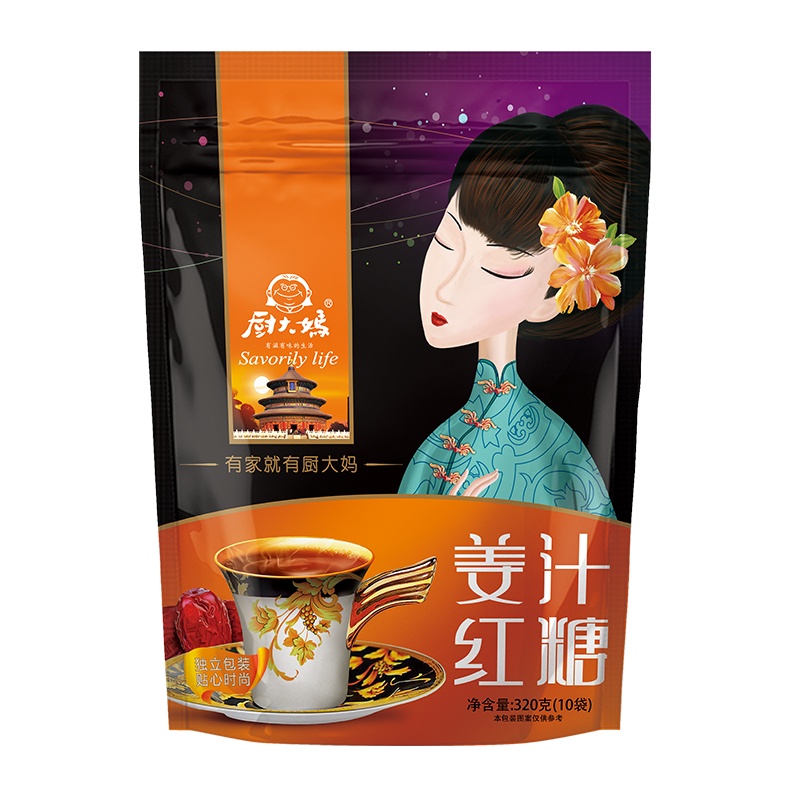 厨大妈姜汁红糖320g