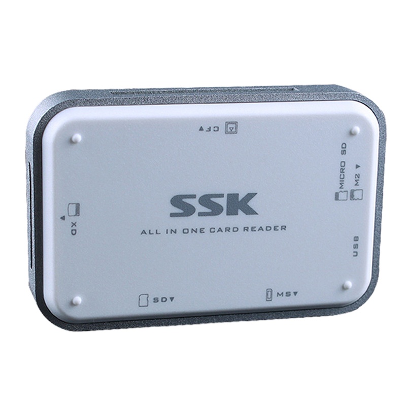 飚王(SSK) SCRM056 USB3.0多功能合一读卡器 (计价单位：个) 白色