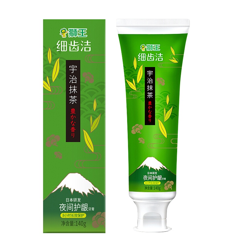 狮王(Lion)细齿洁夜间护龈牙膏(宇治抹茶)140g