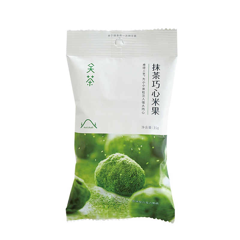 关茶 抹茶巧心米果 35g*3
