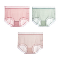 杉杉【超薄冰丝】丝滑内裤3条盒装冰丝网眼透气内衣女士三角裤