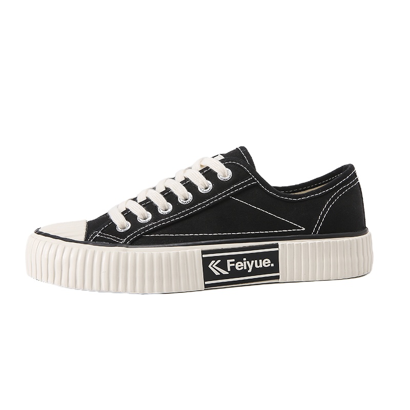 feiyue/飞跃经典帆布鞋学生休闲小白鞋百搭潮流饼干鞋女