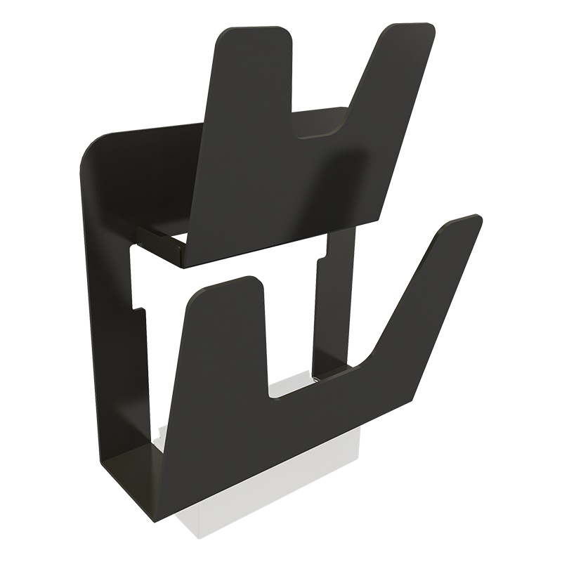 优勤厨房双层锅盖架免打孔壁挂多功能菜板架砧板案板置物架收纳架锅盖