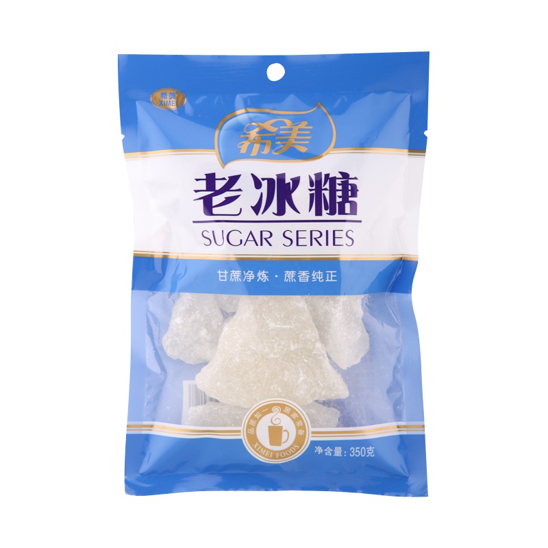 希美350克老冰糖老冰糖调料炖汤食用糖冰糖一级甘蔗提炼冰糖单包