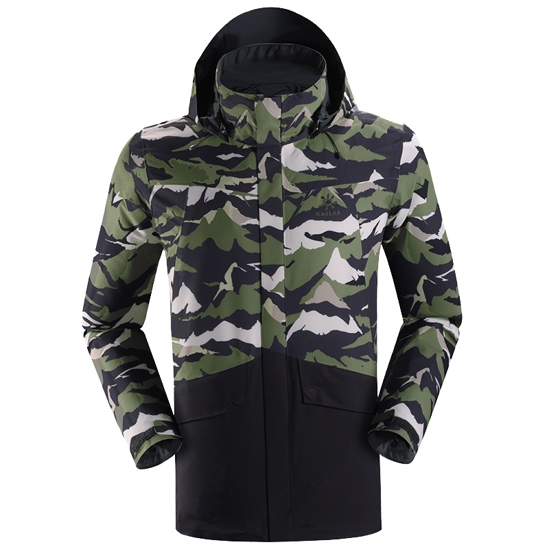 凯乐石男女款户外CROSS双面穿着防风防水冲锋衣