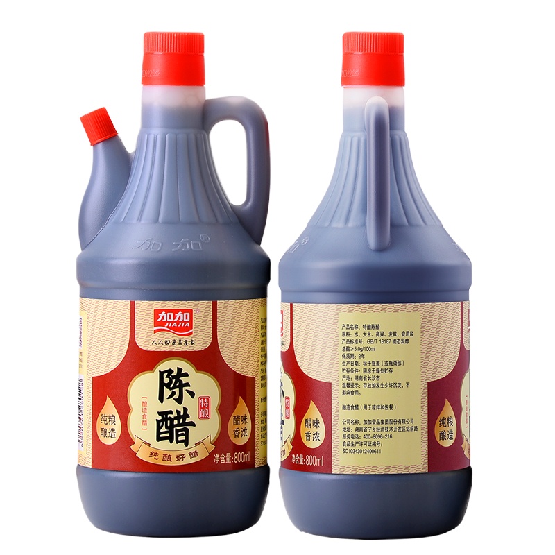 加加(JIAJIA) 陈醋800ml 单瓶装