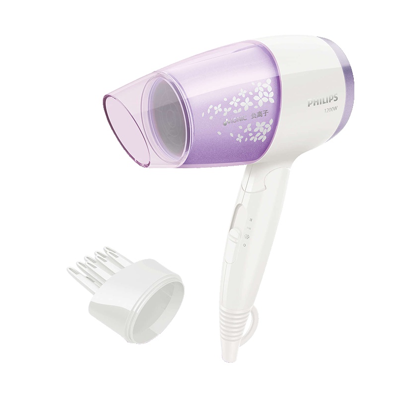飞利浦(Philips) 电吹风 轻柔吹干 负离子养护护发 恒温护发3档 功率1200W BHC018/05