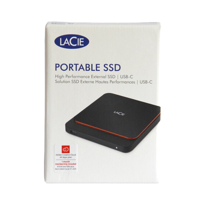 LaCie PSSD 固态移动硬盘 USB3.1 500G/1T/2T 高速便携 希捷高端品牌 500G