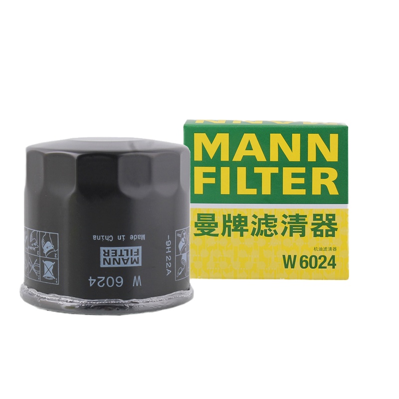 曼牌滤清器W6024机油格滤芯适用长安铃木羚羊雨燕