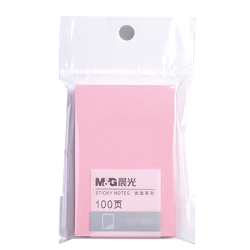 晨光(M&G)YD-930彩色自粘便利贴76*51mm12包装 100页/包 标签贴优事贴 书签 留言贴告示贴 记事贴