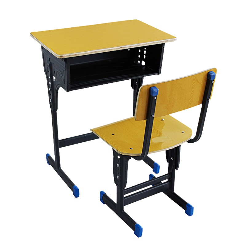 [红心家居]简约课桌椅学习书桌可升降培训桌椅单人学习桌椅