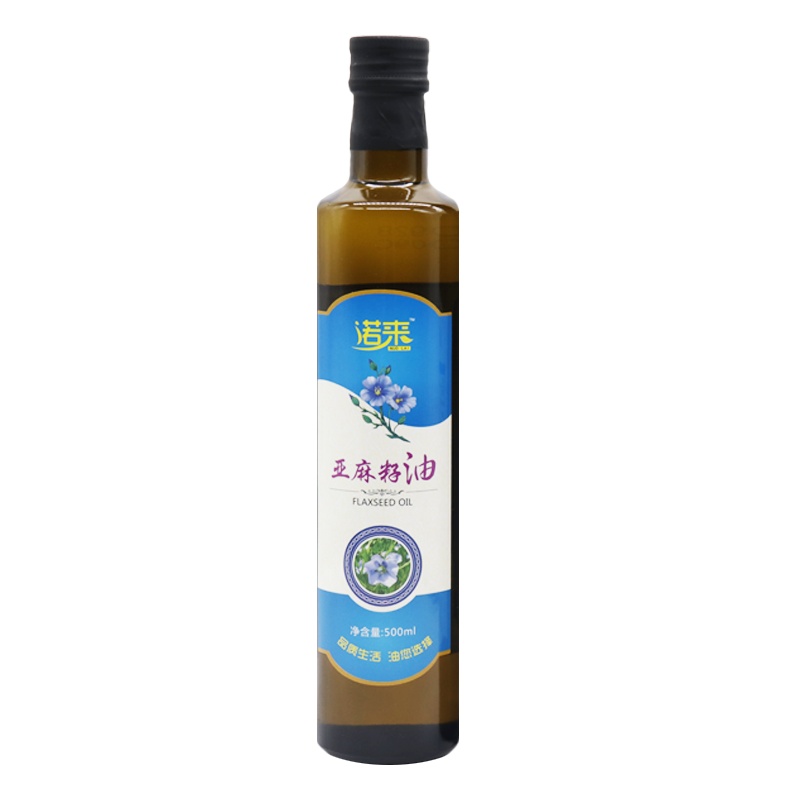 诺来亚麻籽油食用油植物油冷榨500ml单瓶