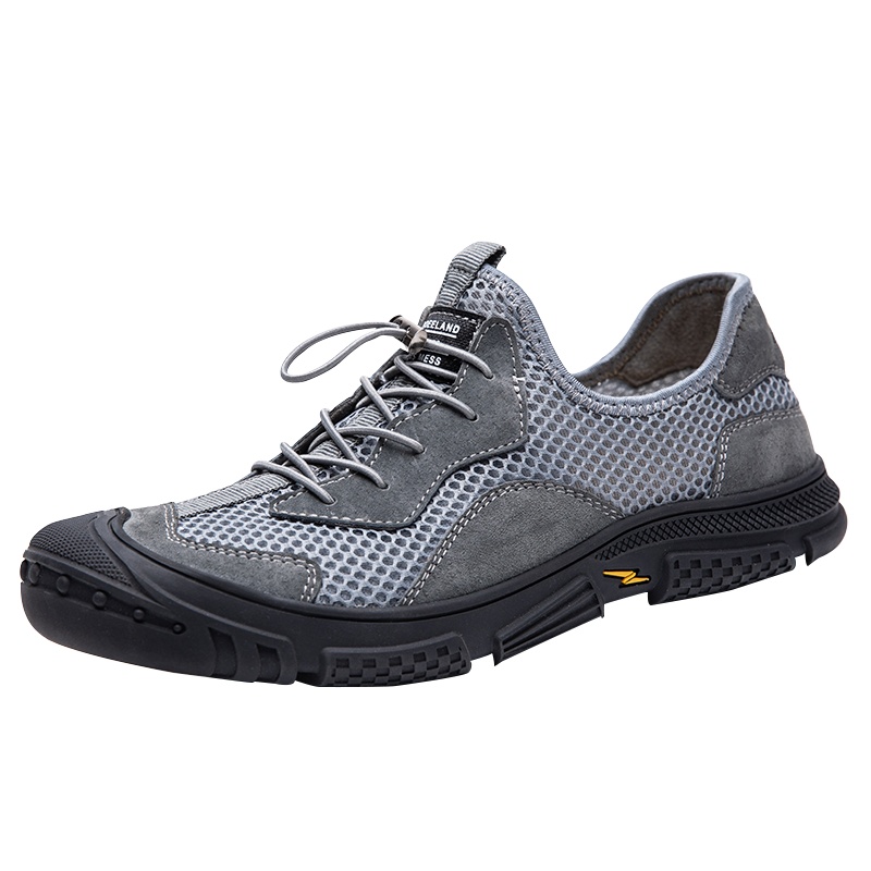 木林森男鞋2021夏季透气运动网布鞋网面休闲户外登山防滑男士鞋子