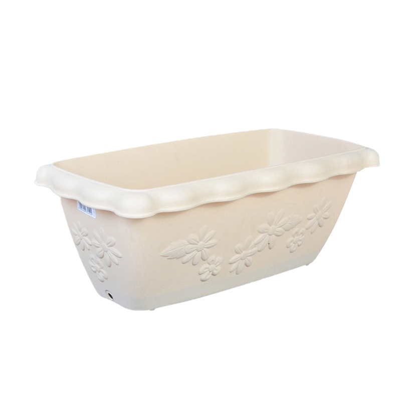 爱丽思花盆塑料大号小多肉植物加厚仿陶瓷树脂种菜爱丽丝长方形素