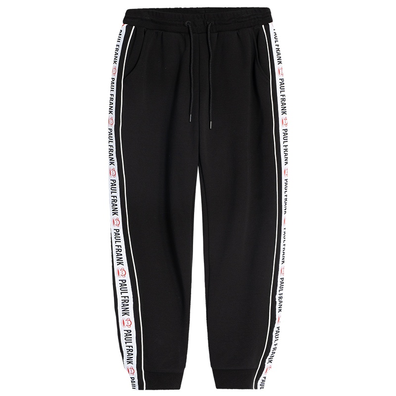 Paul Frank/大嘴猴[商场同款]夏季长裤女潮流字母印花休闲裤