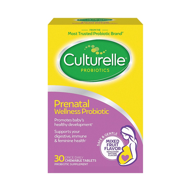 康萃乐(Culturelle) 孕妇益生菌咀嚼片 母婴营养素 30粒/盒