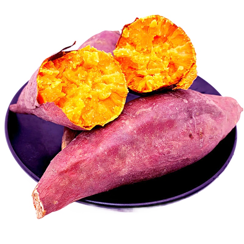 现挖红薯广西巴马糖心地瓜板栗番薯新鲜沙地蜜薯 带箱5斤 中果