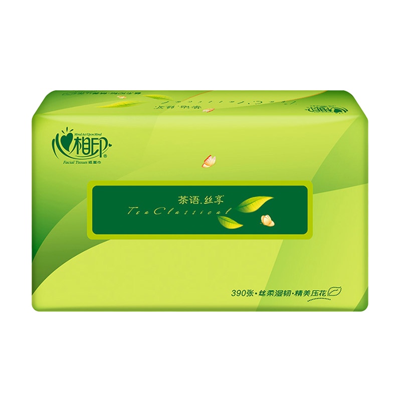 心相印茶语丝享系列三层塑装纸面巾130抽*6包