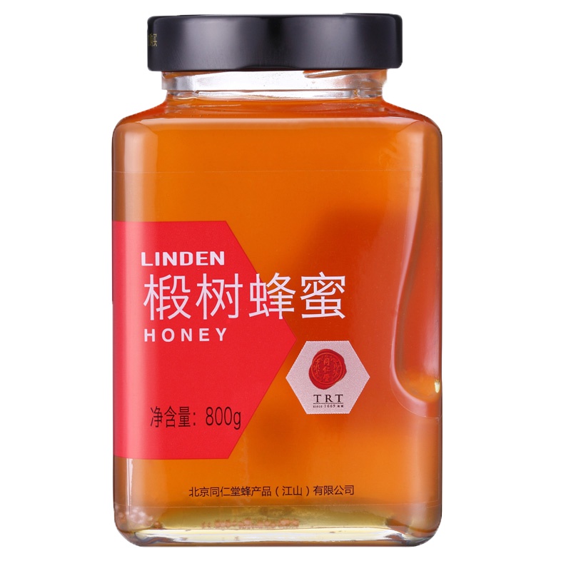 同仁堂 椴树蜂蜜 300g 瓶装 蜂蜜椴树蜜 优质蜂蜜 椴树蜜