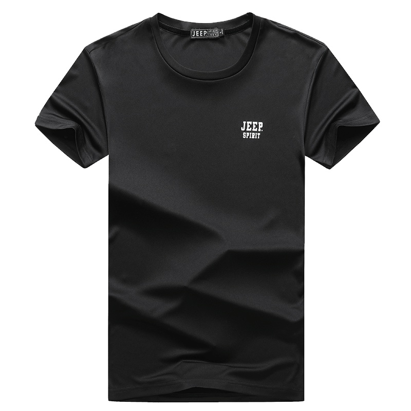 JEEP吉普2018夏季短袖t恤男韩版潮流打底衫男士半袖男装潮牌丅恤上衣青年夏天薄款百搭圆领套头衣服