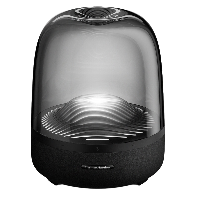 哈曼卡顿 (Harman Kardon) Aura Studio3 音乐琉璃3代三代 桌面蓝牙音箱 低音炮 电脑音响 黑