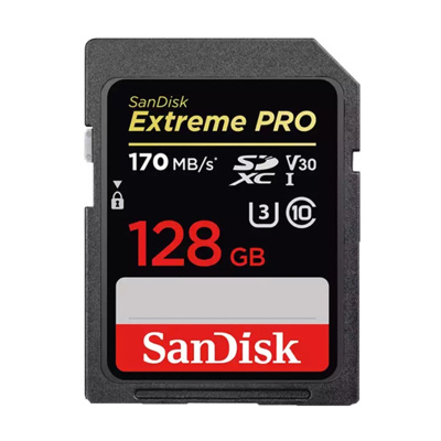 闪迪(SanDisk)高速存储卡128GB SD存储C10至尊版 读速170MB/s 写速90MB/s捕捉4K超高清