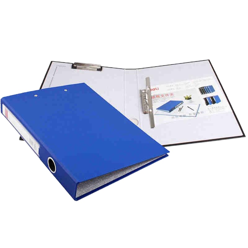 得力5456纸板文件夹(黑)(只)  5只装