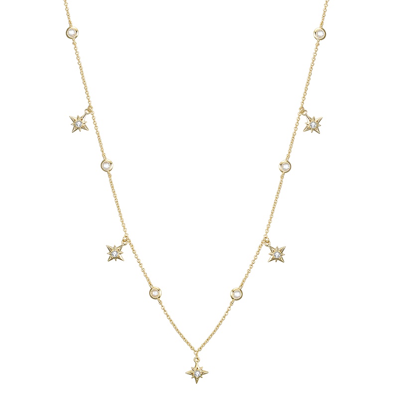 MYFD 项链女18K包金秘趣系列之浩瀚星辰项链MYN19218GP